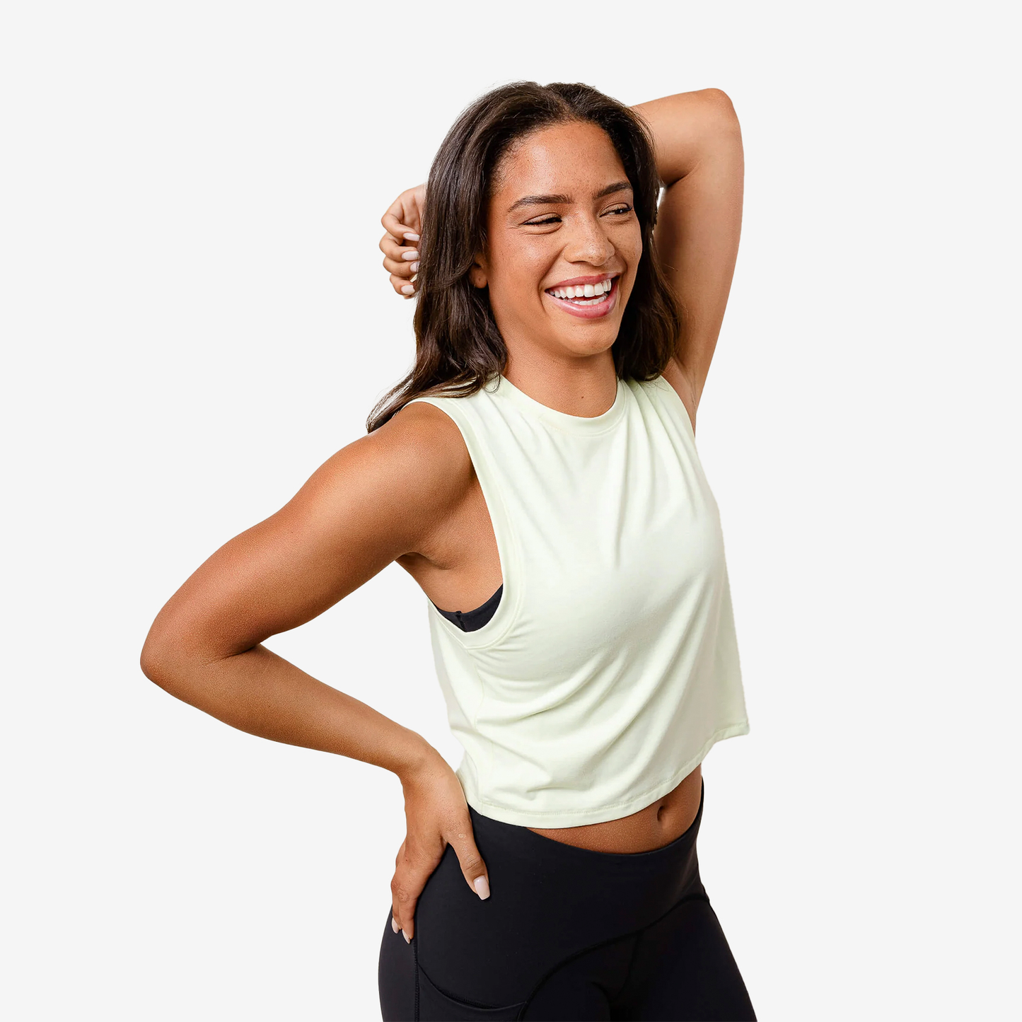 While on Earth Range Tank - Women 4953-Citron