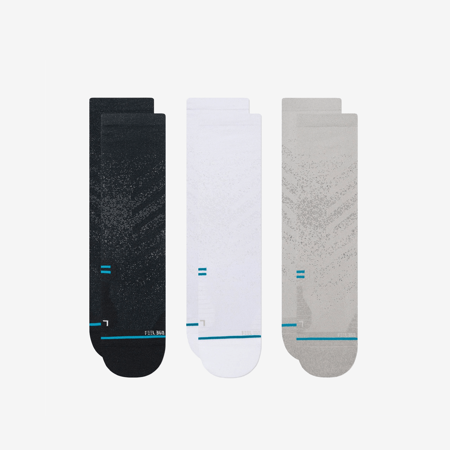 STANCE RUN LT CREW SOCKS 3P A448A23FLX-MUL