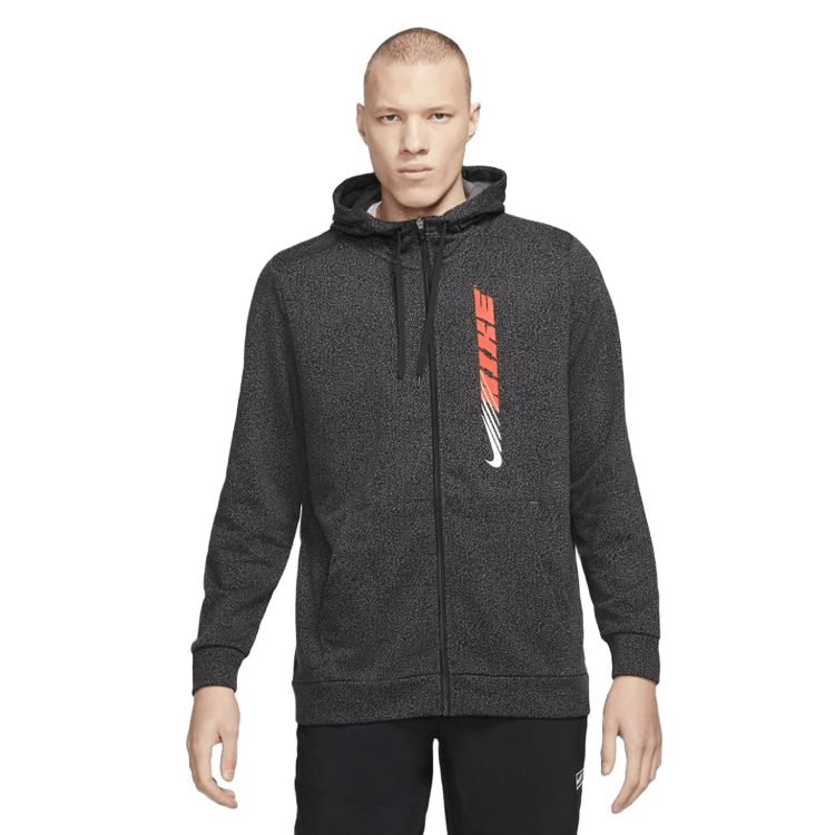 NIKE DRI-FIT SPORT CLASH FULL-ZIP PRINTED TRAINING HOODIE