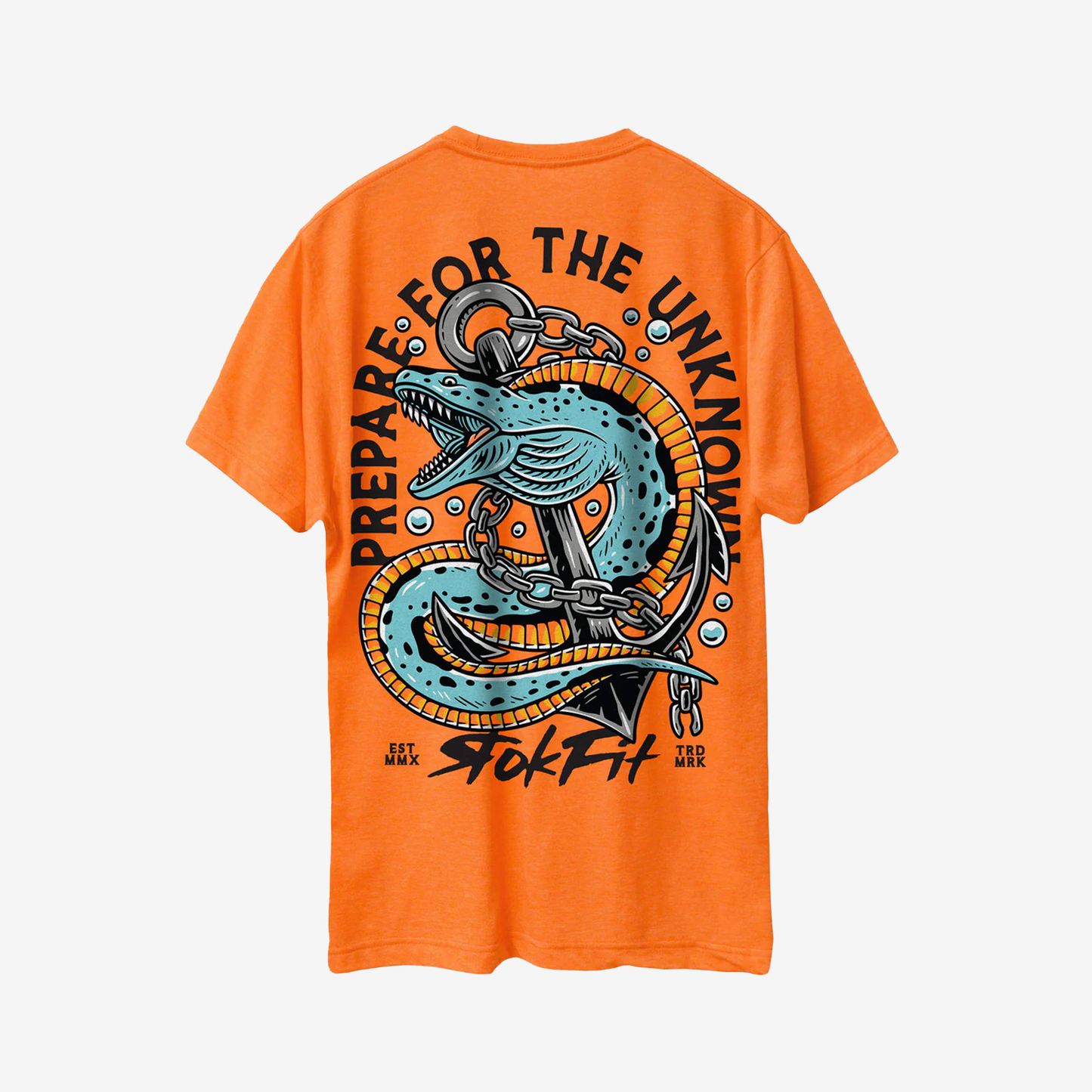 Prepare For The Unknown RockFit T-Shirt RF-PFTUNK-ORANGE