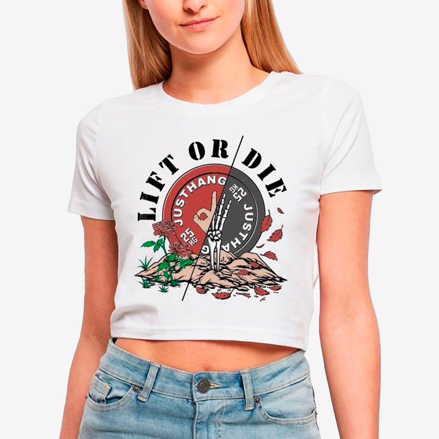 CROP TOP LIFT OR DIE