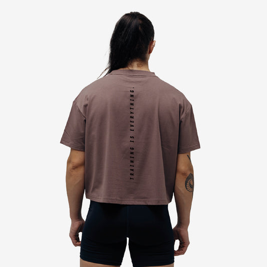 Crop Top Oversize Fittest Freakest - Femme