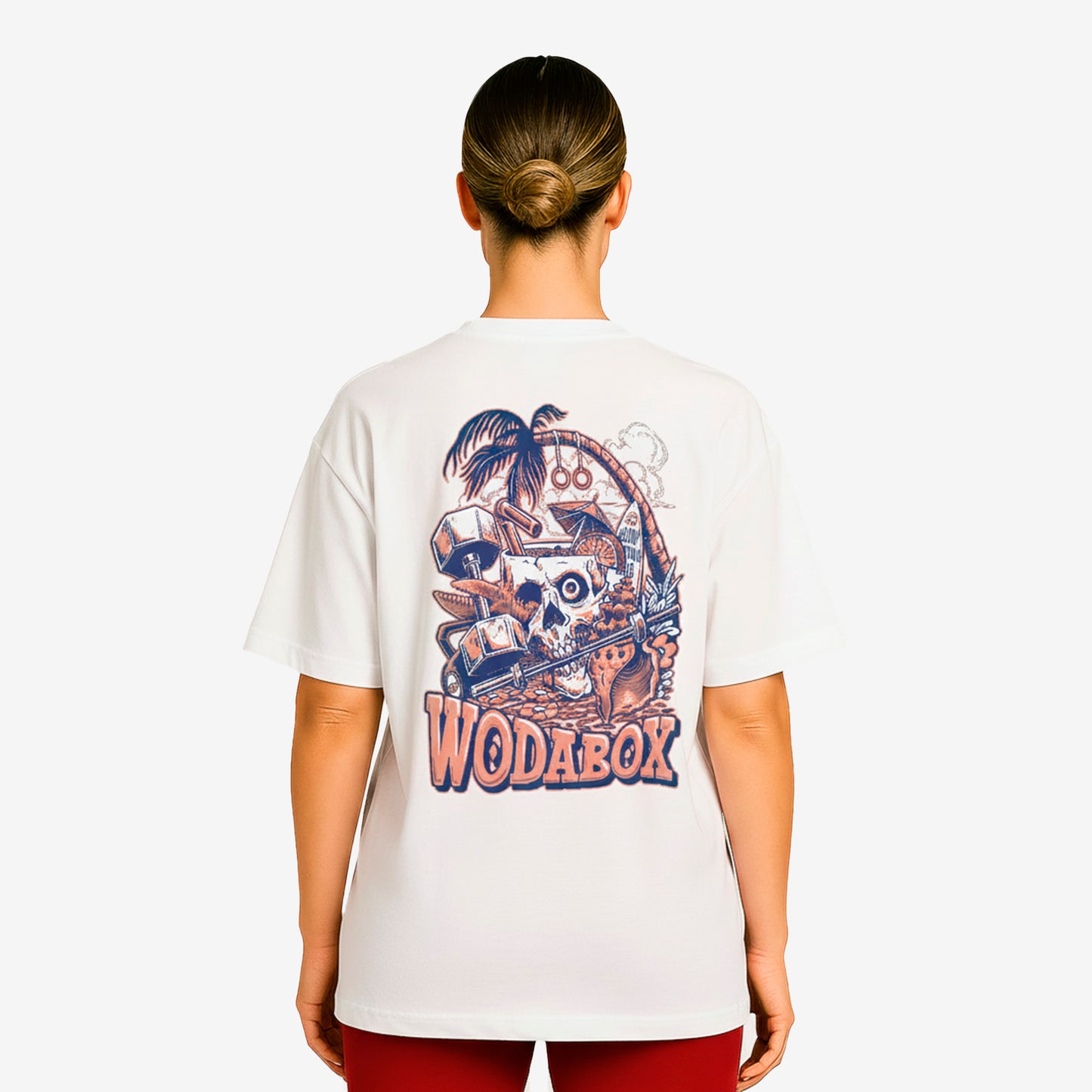 Camiseta Oversize Wodabox Pain Paradise - Unisex