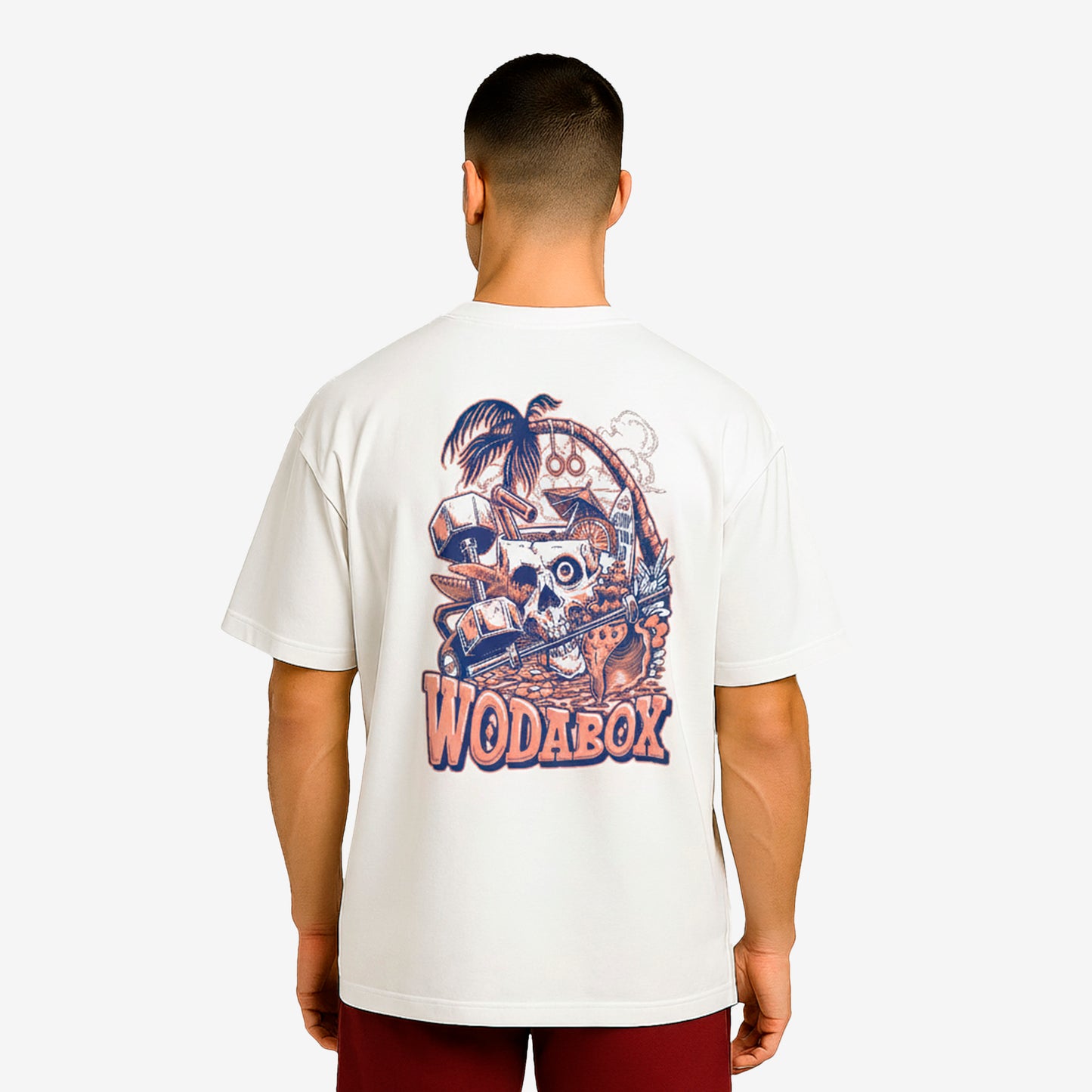 Camiseta Oversize Wodabox Pain Paradise - Unisex