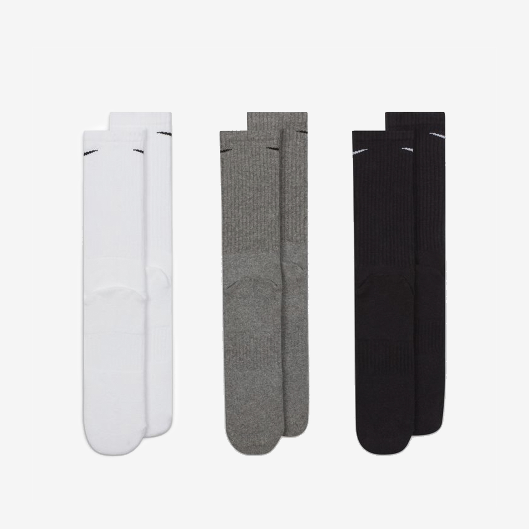 NIKE EVERYDAY CUSH CREW 3PR SOCKS SX7664-964