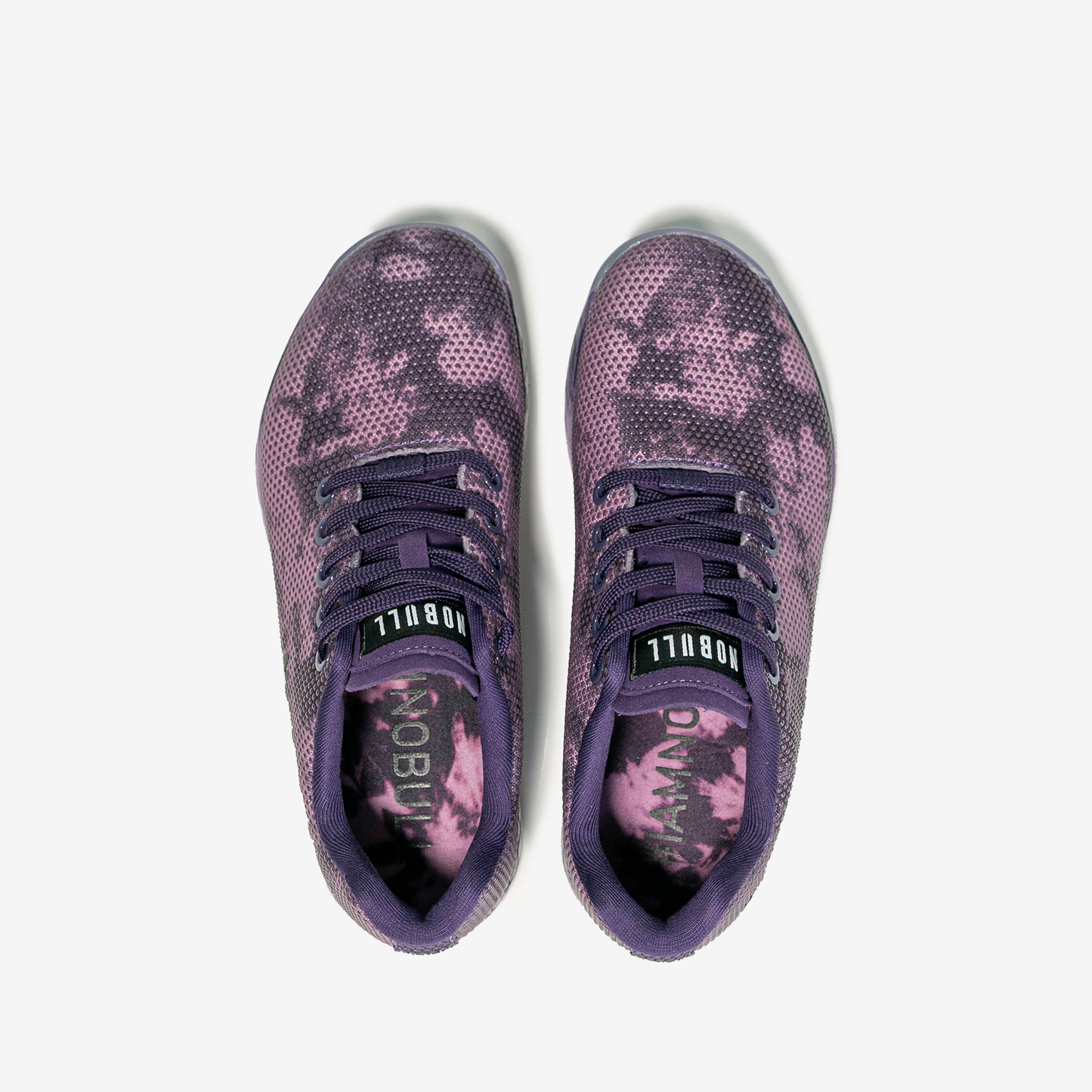 NOBULL DARK PURPLE TIE-DYE TRAINER DARKP-BLK