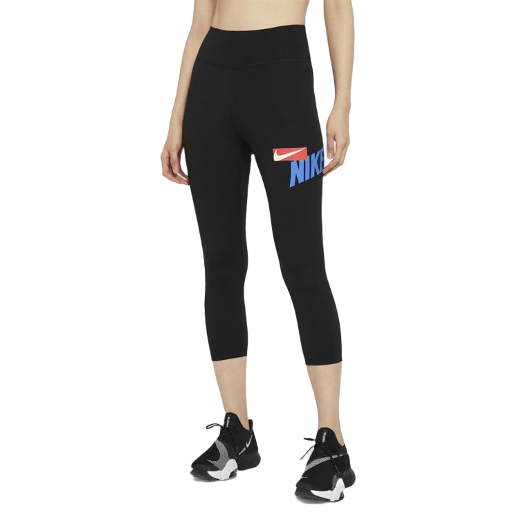 NIKE ONE CROPPED GRAPHIC LEGGINGS CZ9202-011