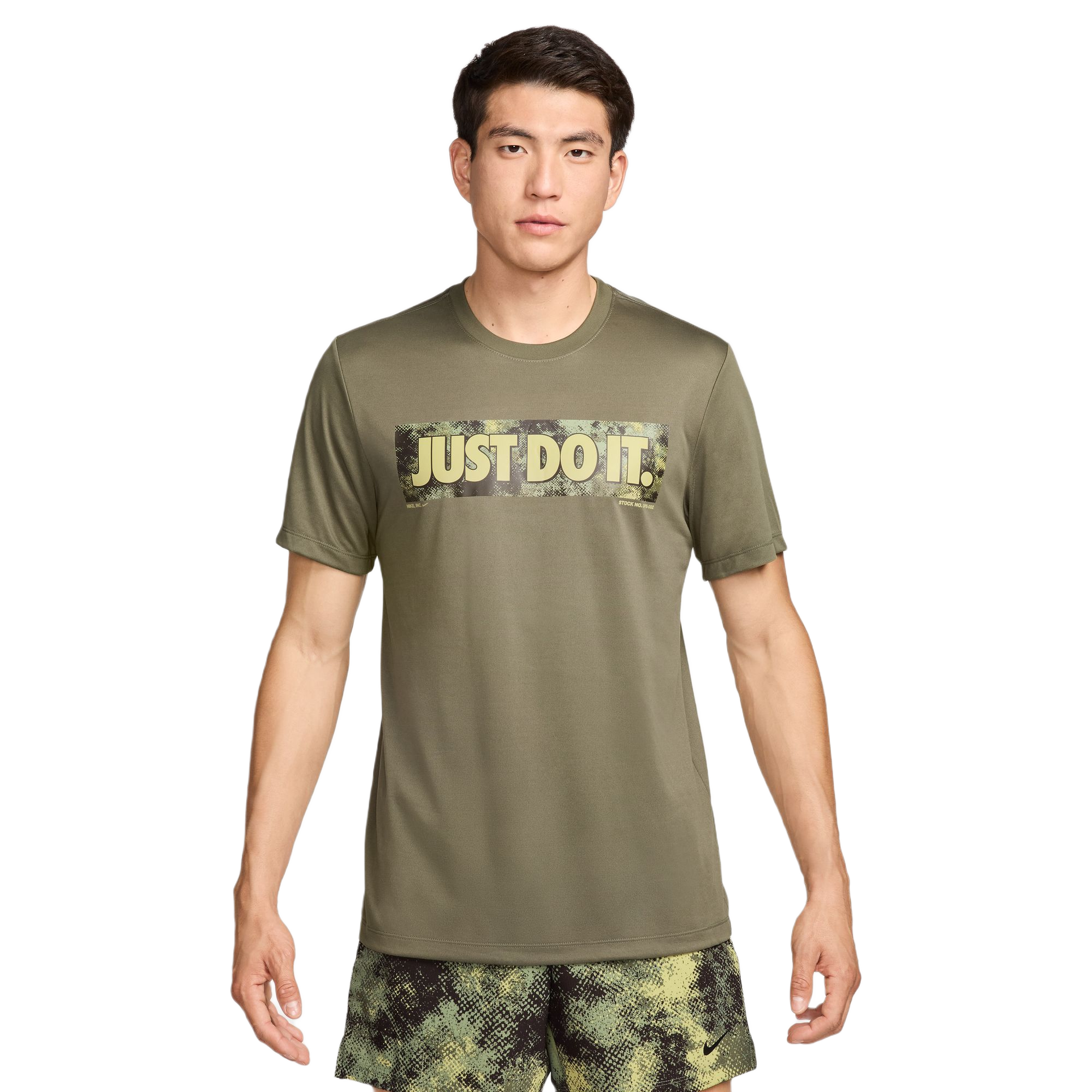 nike dry tee camo