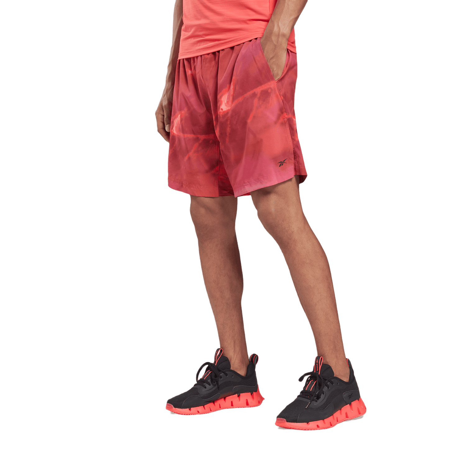 REEBOK AUSTIN ALLOVER PRINT SHORTS BG259-GS6609